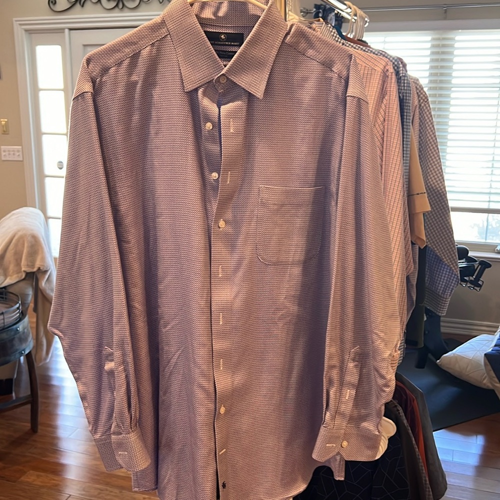 Hart Schaffner Marx men’s dress shirt non iron 17x34